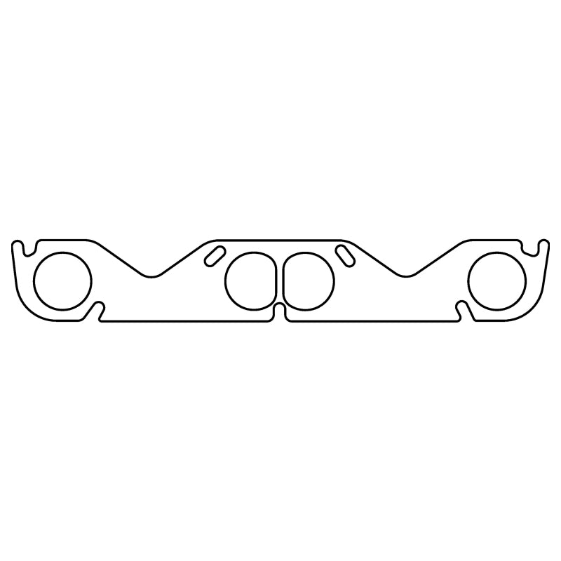 Cometic Chevy Gen1 SB V8 .060in HTS Exhaust Mani Gasket Set-2.00in Round Port-Hooker/Stahl Bolt Patt Exhaust Gaskets Cometic Gasket