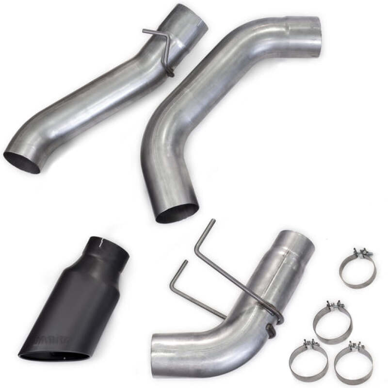 Banks Power 19-23 Dodge Ram Crew Cab 6.7L Cummins Monster Exhaust - SS Single Exhaust w/ Black Tip Catback Banks Power