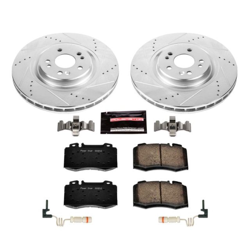 Power Stop 00-03 Mercedes-Benz ML55 AMG Front Z23 Evolution Sport Brake Kit Brake Kits - Performance D&S PowerStop