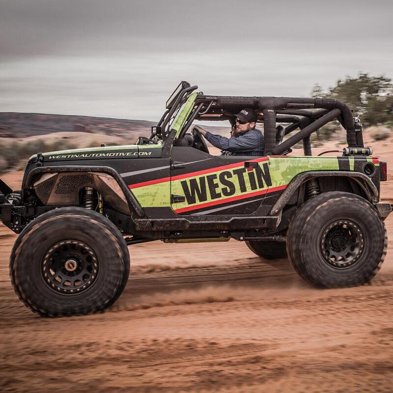 Westin/Snyper 07-17 Jeep Wrangler Tube Fenders - Rear - Textured Black Fenders Westin