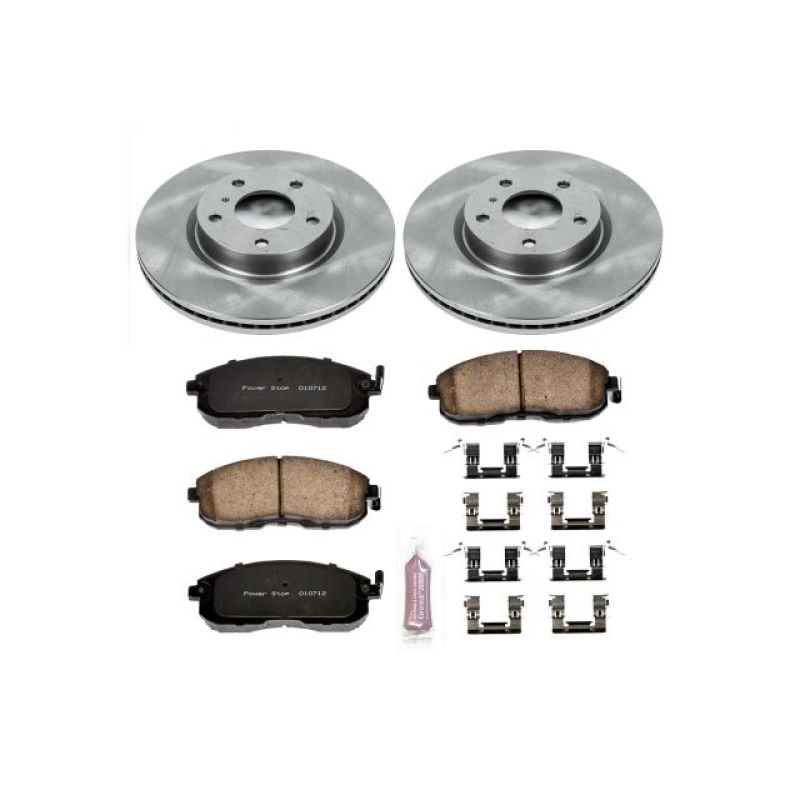 Power Stop 03-05 Infiniti G35 Front Autospecialty Brake Kit Brake Kits - OE PowerStop