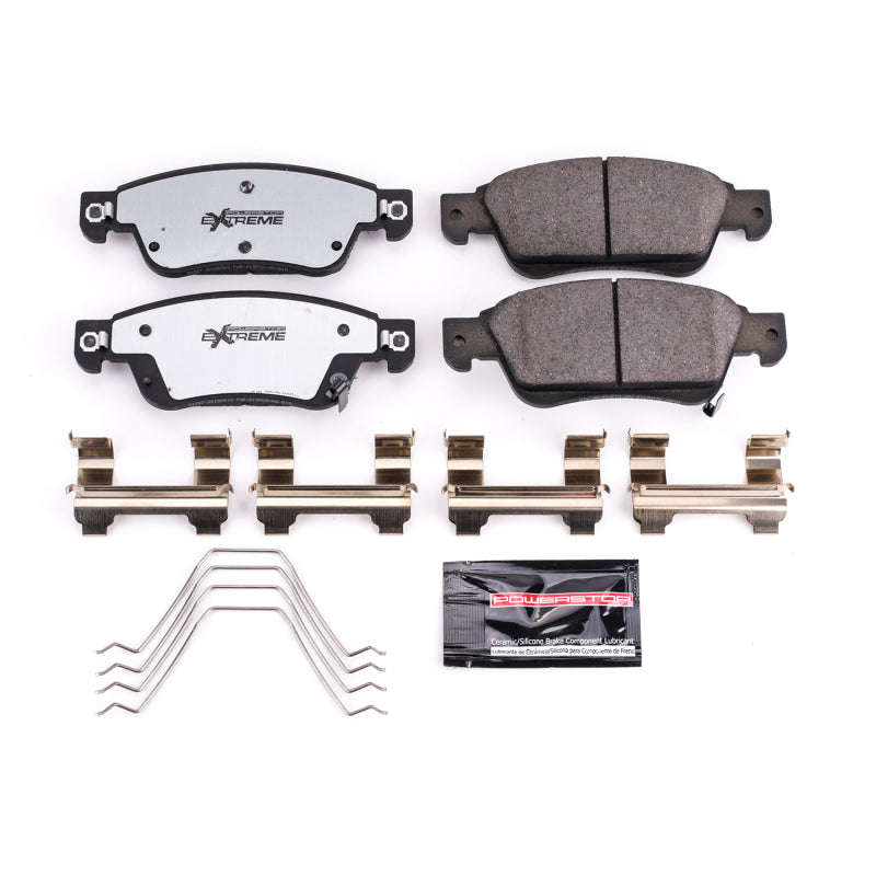 Power Stop 07-08 Infiniti G35 Front Z26 Extreme Street Brake Pads w/Hardware Brake Pads - Performance PowerStop
