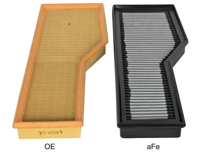 aFe Magnum FLOW Pro DRY S OE Replacement Filter 04-08 Porsche 911 Carrera (997) H6 3.6L Air Filters - Direct Fit aFe
