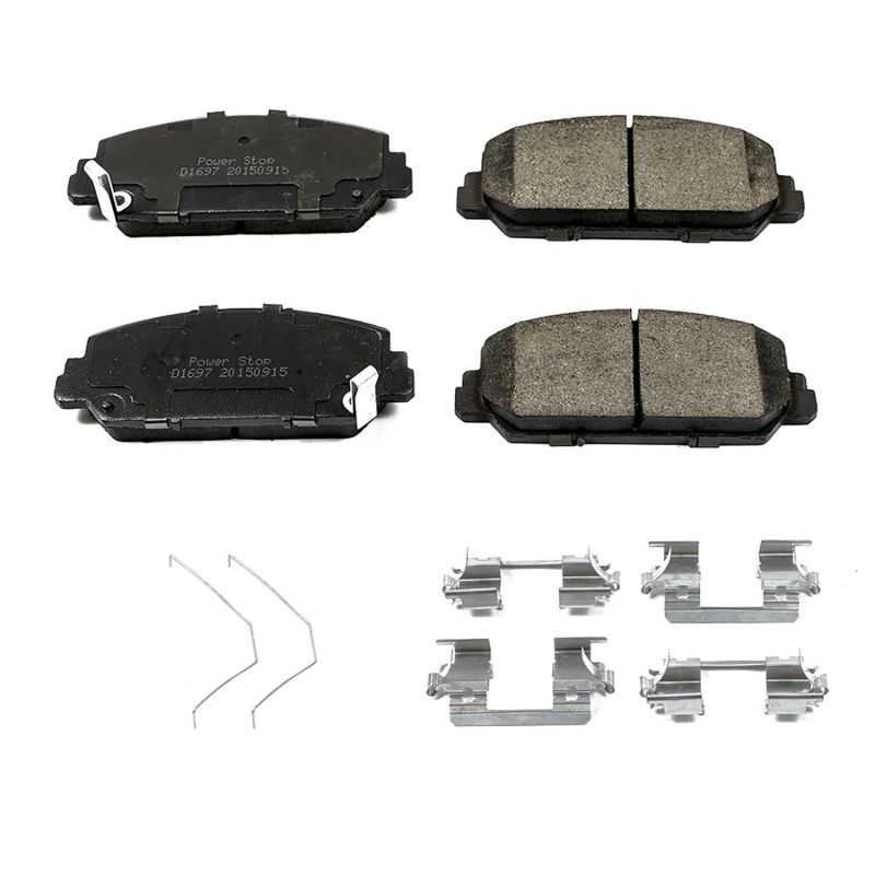 Power Stop 16-19 Acura ILX Front Z17 Evolution Ceramic Brake Pads w/Hardware Brake Pads - OE PowerStop