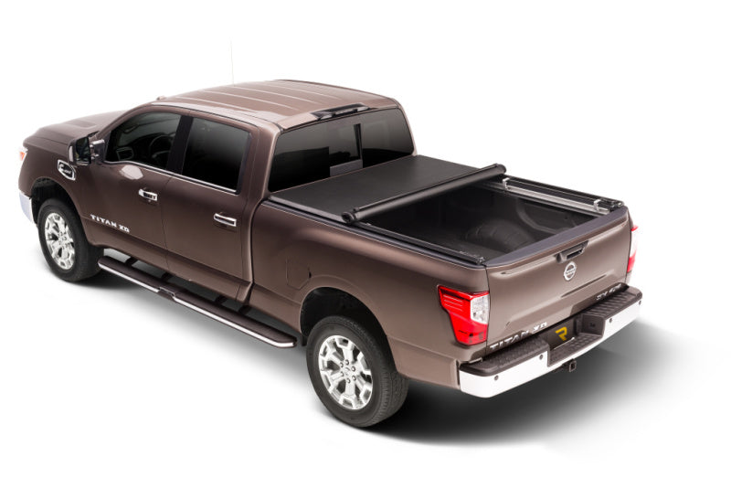 Truxedo 08-15 Nissan Titan w/Track System 7ft TruXport Bed Cover Bed Covers - Roll Up Truxedo