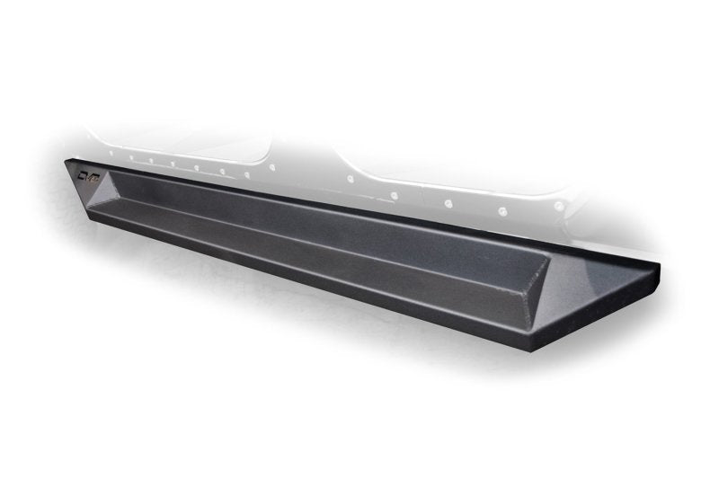 DV8 Offroad 07-18 Jeep Wrangler JK Plated Steel Rock Slider Steps - Matte Black (4 Door Only) Side Steps DV8 Offroad