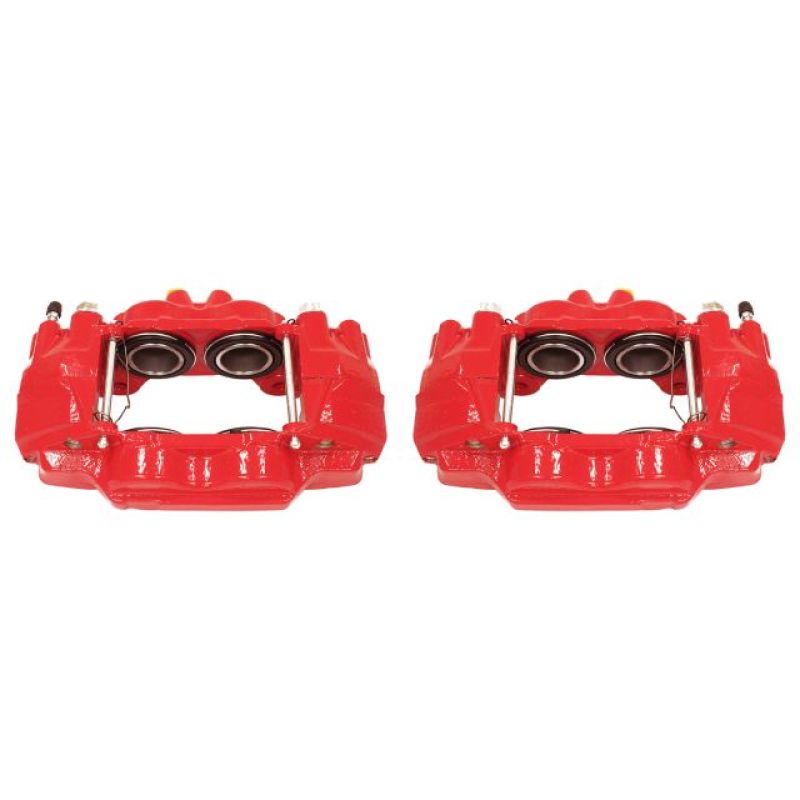 Power Stop 03-09 Toyota 4Runner Front Red Calipers w/o Brackets - Pair Brake Calipers - Perf PowerStop
