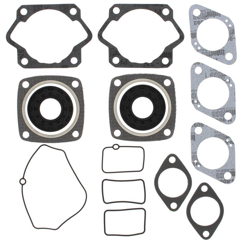 Vertex Gaskets 75-76 Moto ski Futura/440E FC/2 Complete Gasket Kit w/ Oil Seals Engine Hardware Vertex Pistons