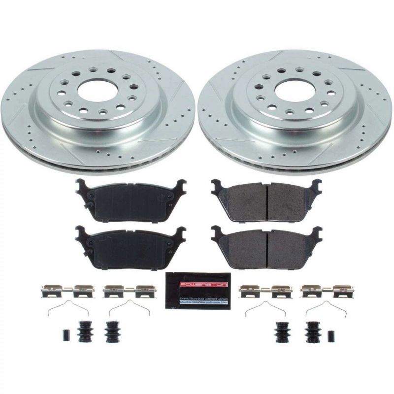 Power Stop 2019 Ram 1500 Rear Z23 Evolution Sport Brake Kit Brake Kits - Performance D&S PowerStop