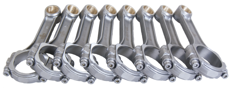 Eagle Chevrolet SB 5.700in 5.700in 5140 Steel 3/8in ARP8740 Bolts I-Beam Connecting Rods - Set of 8 Connecting Rods - 8Cyl Eagle
