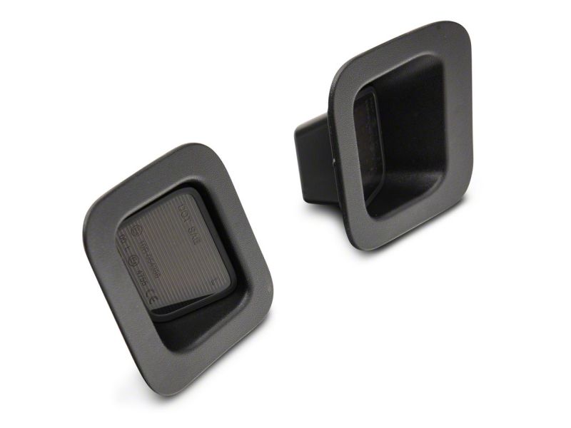 Raxiom 13-18 Dodge RAM 1500 Axial Series LED License Plate Lamps- Smoked Bulbs Raxiom