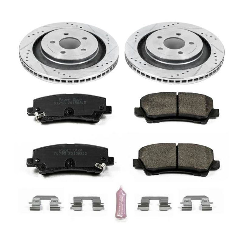 Power Stop 15-19 Ford Mustang Rear Z23 Evolution Sport Brake Kit Brake Kits - Performance D&S PowerStop
