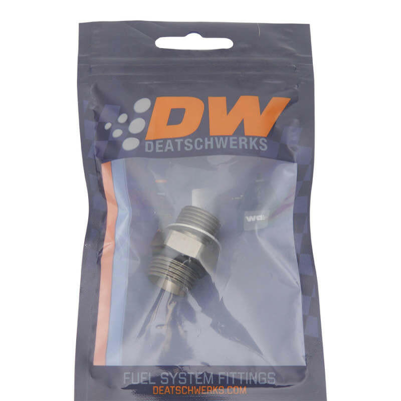 DeatschWerks 8AN ORB Male To 16 X 1.5 Metric Male (Incl O-Ring and Crush Washer) Fittings DeatschWerks