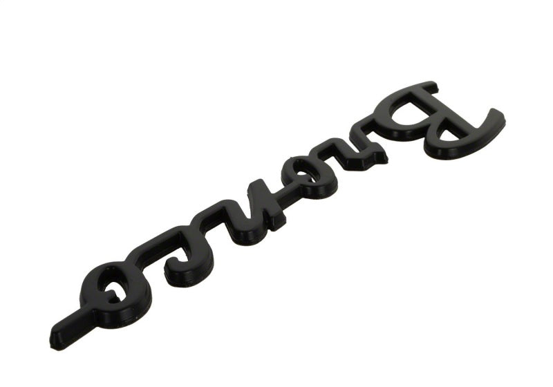 Ford Racing 2021+ Bronco Classic Script Fender Badges - Matte Black (Pair) Other Body Components Ford Racing