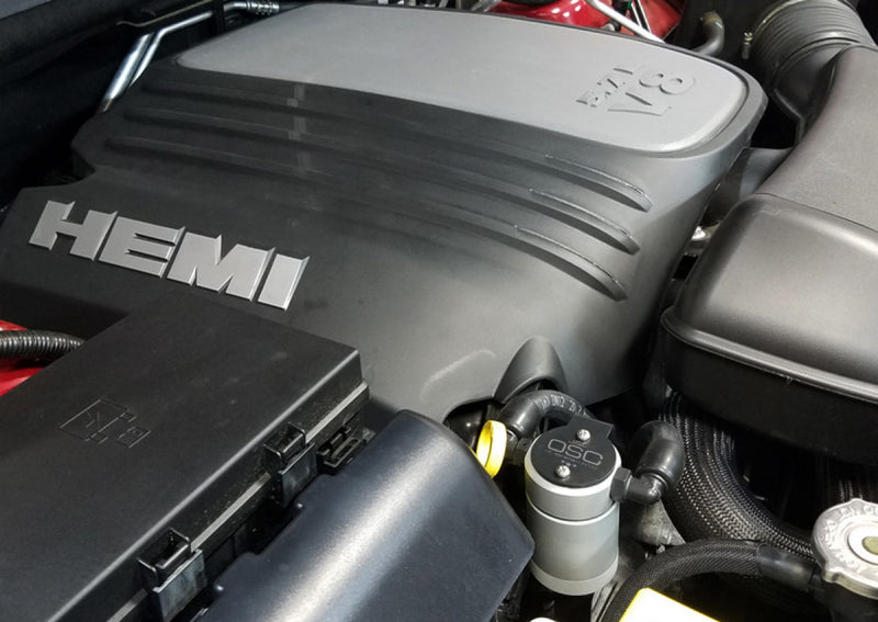 J&amp;L 11-25 Jeep Grand Cherokee 5.7L Passenger Side Oil Separator 3.0 - Clear Anodized Oil Separators J&L