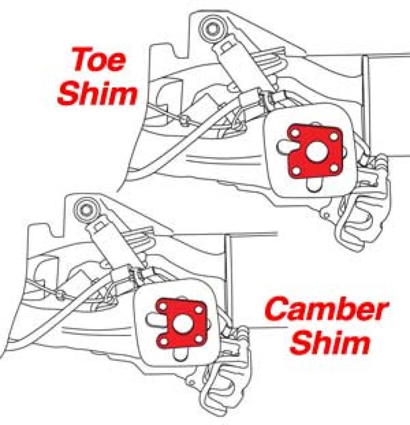 SPC Performance Fiat Rear Camber and Toe Shim Set (24 Shims) Alignment Kits SPC Performance