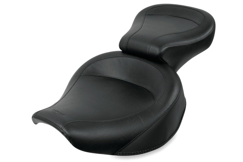 Mustang 82-00 Harley FXR Wide Touring 1PC Seat - Black One-Piece Motorcycle Seats Mustang Motorcycle