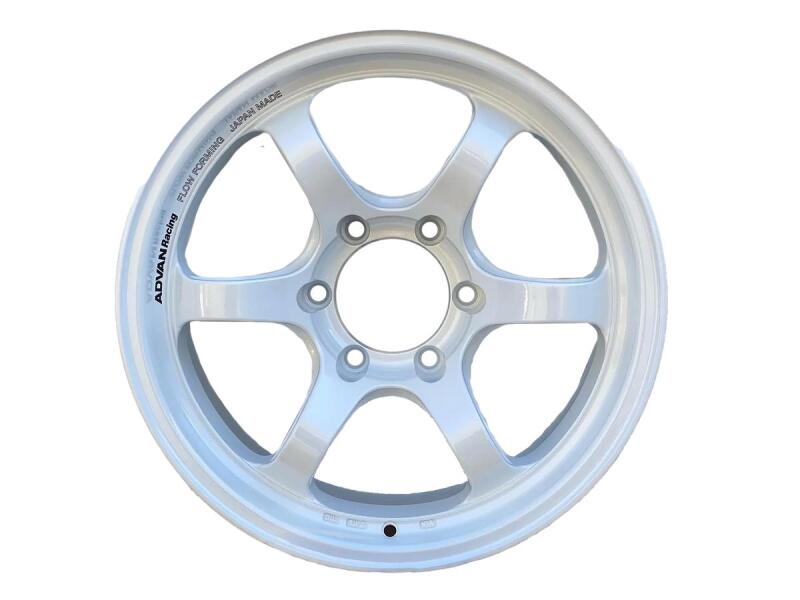 Advan RG-D2 17X8.5 -10 6x139.7 - Racing White Wheels - Cast Advan
