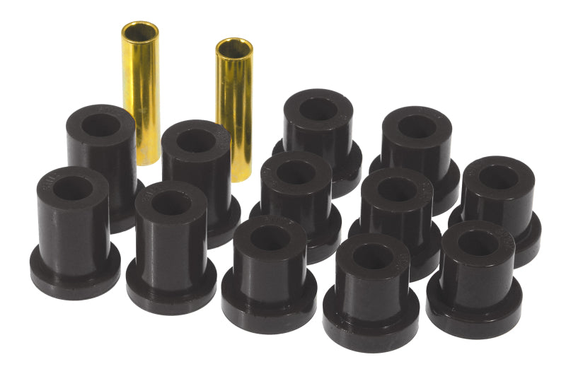 Prothane 56-57 Chevy Full Rear Spring Bushings - Black Bushing Kits Prothane