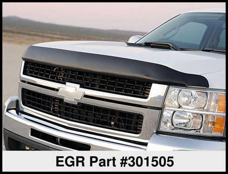 EGR 07-13 Chev Silverado Superguard Hood Shield - Matte Body Side Moldings EGR