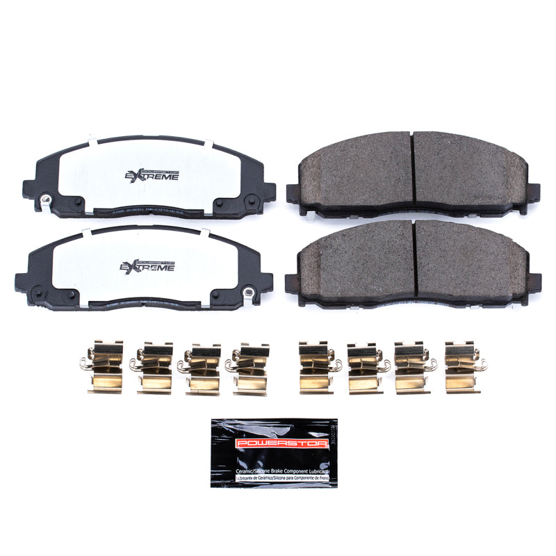 Power Stop 17-19 Chrysler Pacifica Front Z36 Truck & Tow Brake Pads w/Hardware Brake Pads - Performance PowerStop
