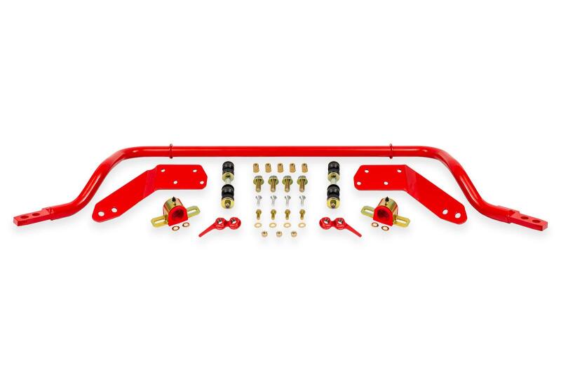 BMR 78-87 G-Body Front Sway Bar Kit - 1.25in Hollow - 2-Hole Adjustable - Red Sway Bars BMR Suspension