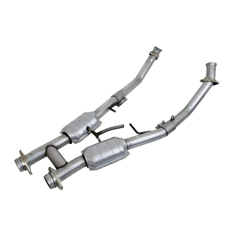 BBK 94-95 Mustang 5.0 High Flow H Pipe With Catalytic Converters - 2-1/2 Downpipe Back BBK