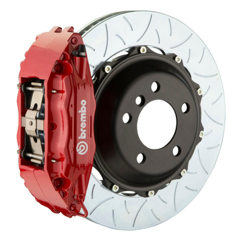 Brembo 12-16 FR-S Front GT BBK 6 Piston Cast 355x32 2pc Rotor Slotted Type3-Red Brake Kits - Performance Slot Brembo