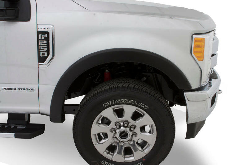Bushwacker 08-10 Ford F-250 Super Duty Styleside OE Style Flares 4pc 81.0/96.0in Bed - Black Fender Flares Bushwacker