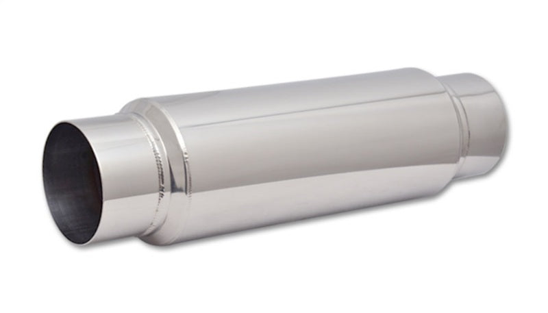 Vibrant SS Resonator (Standard Design) 4in inlet/outlet x 18in long w/5in OD resonator body Resonators Vibrant