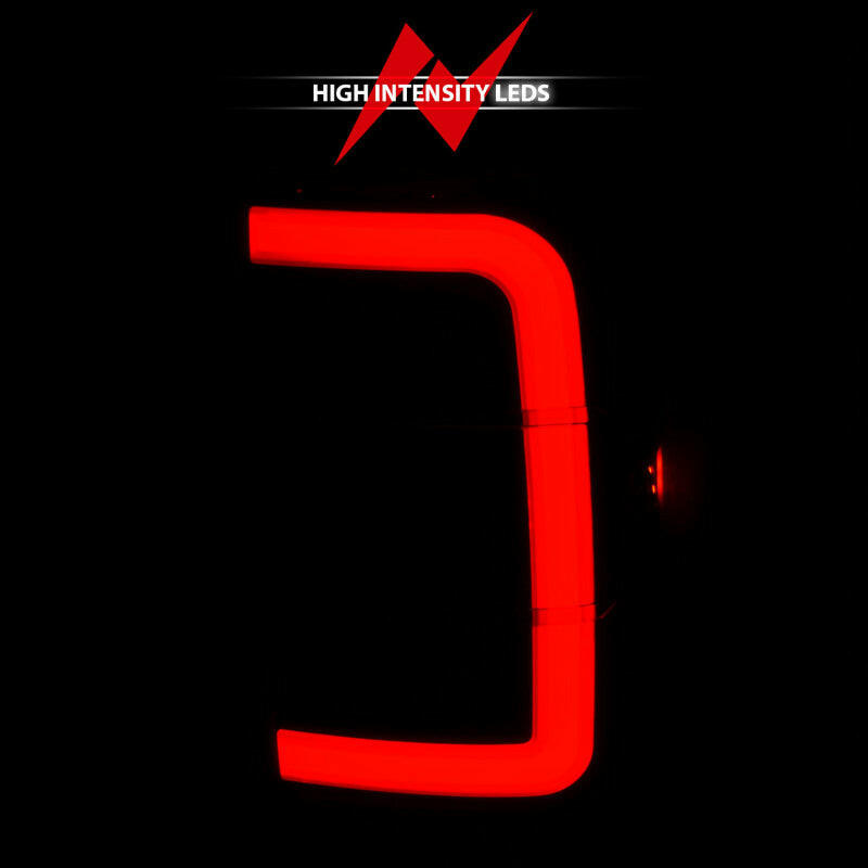 ANZO 01-11 Ford Ranger LED Taillights - Black Housing w/ Smoke Lens & Light Bar Tail Lights ANZO