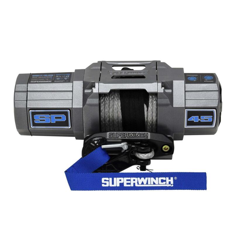 Superwinch 4500 LBS 12V DC 1/4in x 40ft Synthetic Rope Hawse Fairlead SP 45SR Winch Winches Superwinch