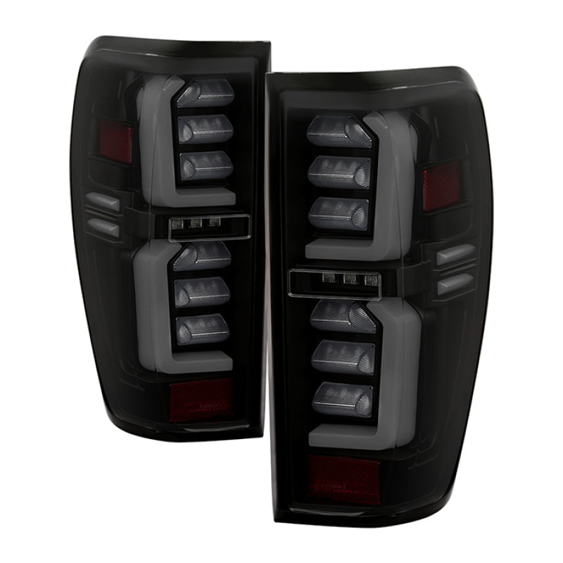 Spyder GMC Sierra 19-20 Incandescent Bulb Model Only LED Tail Lights-Black Smoke ALT-YD-GS19-LED-BSM Tail Lights SPYDER