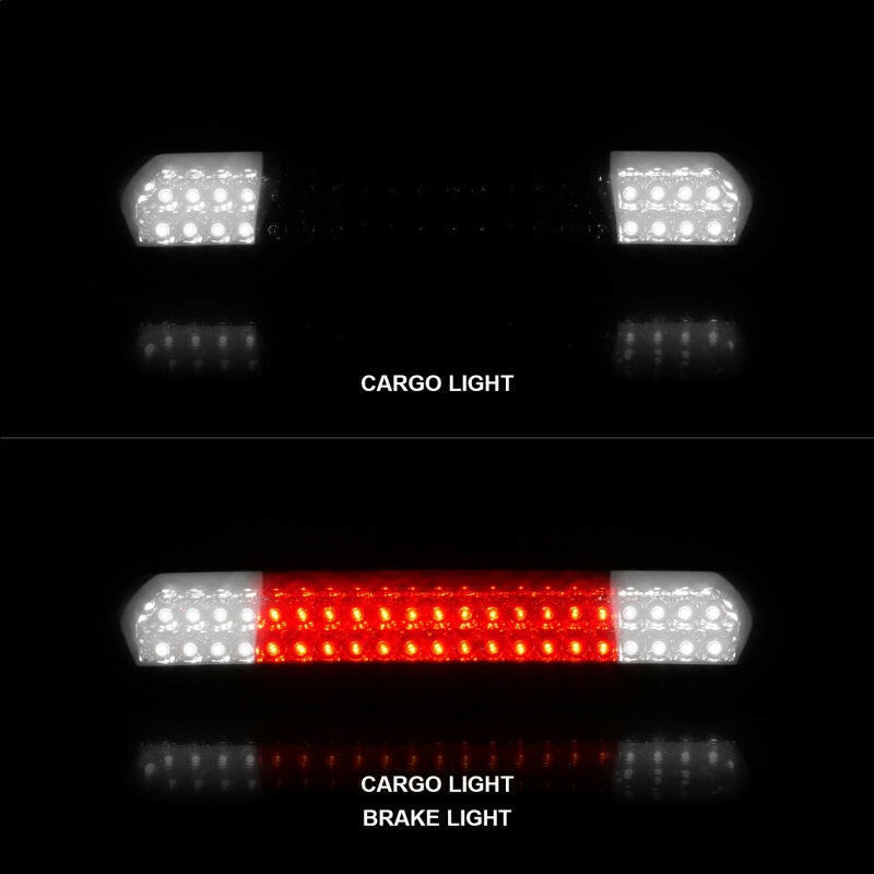 ANZO 2002-2008 Dodge Ram 1500 LED 3rd Brake Light Smoke B - Series Lights Corner ANZO
