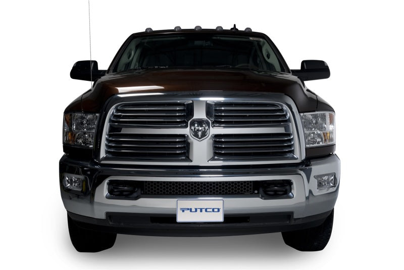 Putco 11-18 Ram HD - Stainless Steel - Punch Style Bumper Grille (Black) Bumper Grille Inserts Grilles Putco