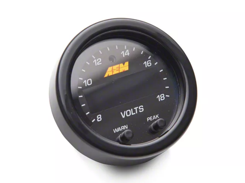 AEM X-Series 8-18V Volt Gauge Gauges AEM