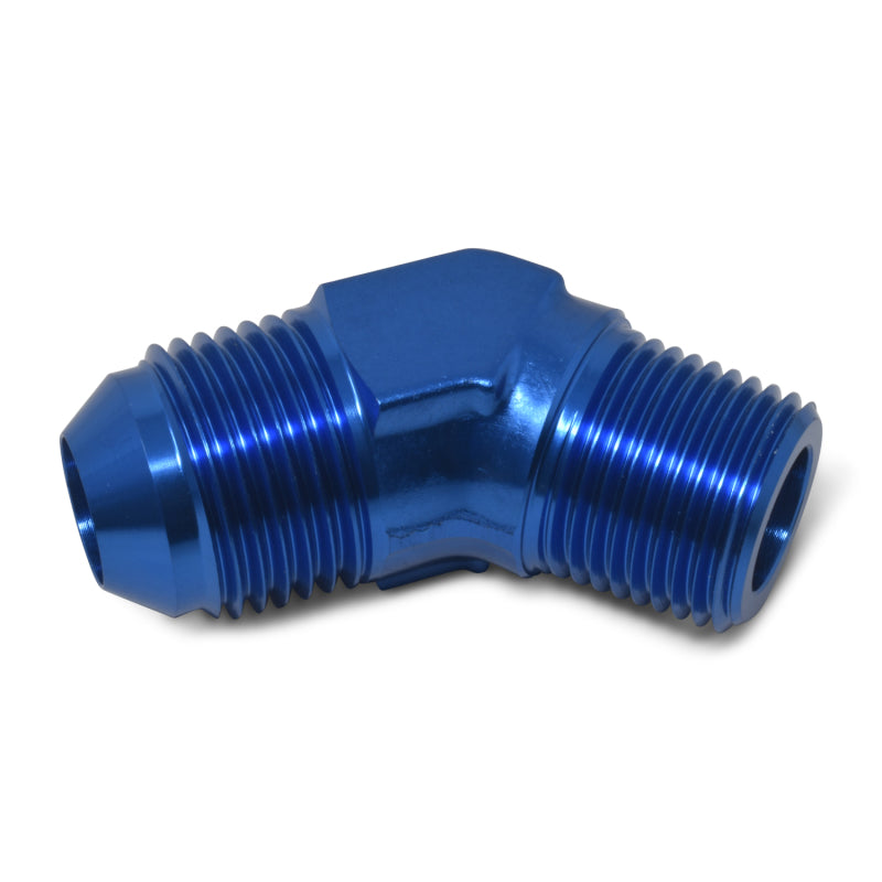 Russell Performance -4 AN to 1/4in NPT 45 Degree Flare to Pipe Adapter Fittings Russell