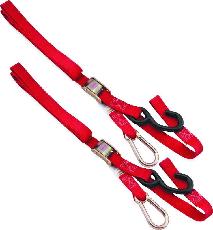 BikeMaster Tiedown Carabiner Softhook - Red Cargo Tie-Downs BikeMaster