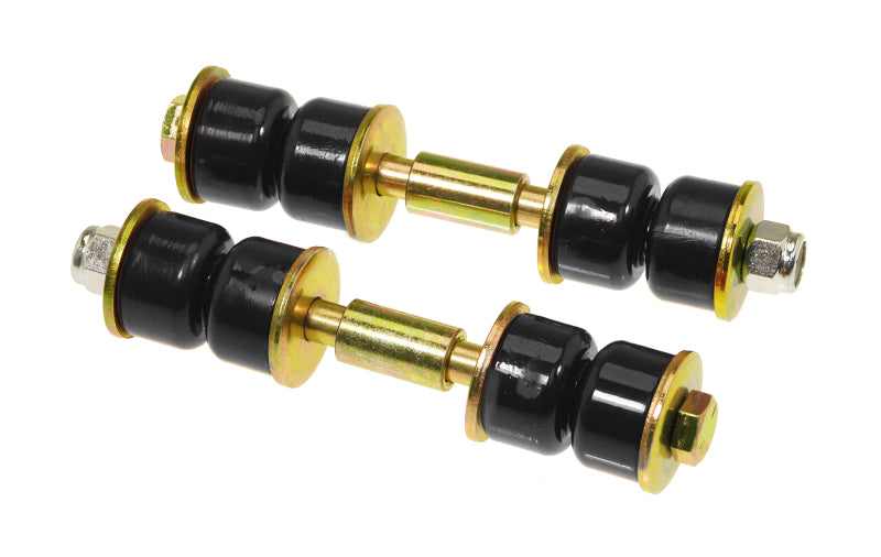 Prothane Universal End Link Set - 2 5/8in Mounting Length - Black Sway Bar Bushings Prothane