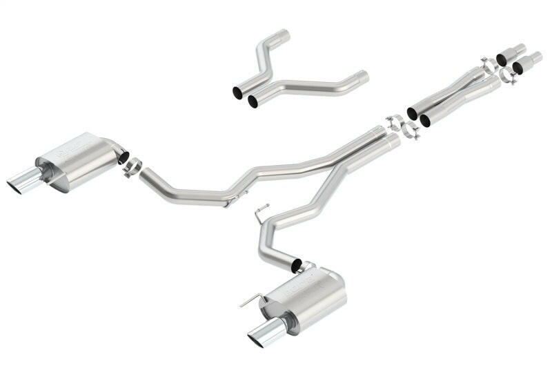 Borla Atak Cat-Back 15-17 Ford Mustang GT 5.0L V8 MT/AT 3in pipe 4in tip Catback Borla