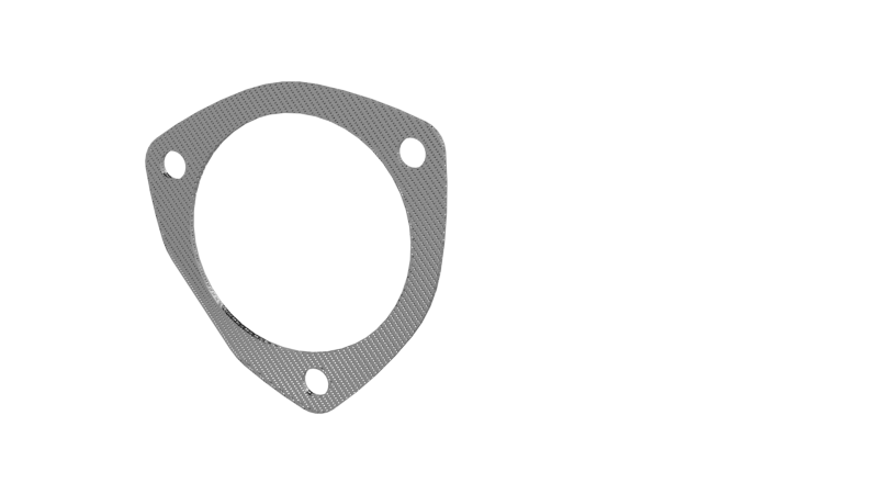 QTP 3.5in Bolt-On QTEC 3 Bolt Gasket Exhaust Gaskets QTP
