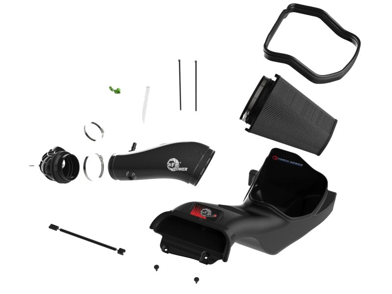 aFe 23-24 Ford F150 Raptor R V8 5.2L Supercharged Track Series Air Intake w/ Black PDS Filter Cold Air Intakes aFe