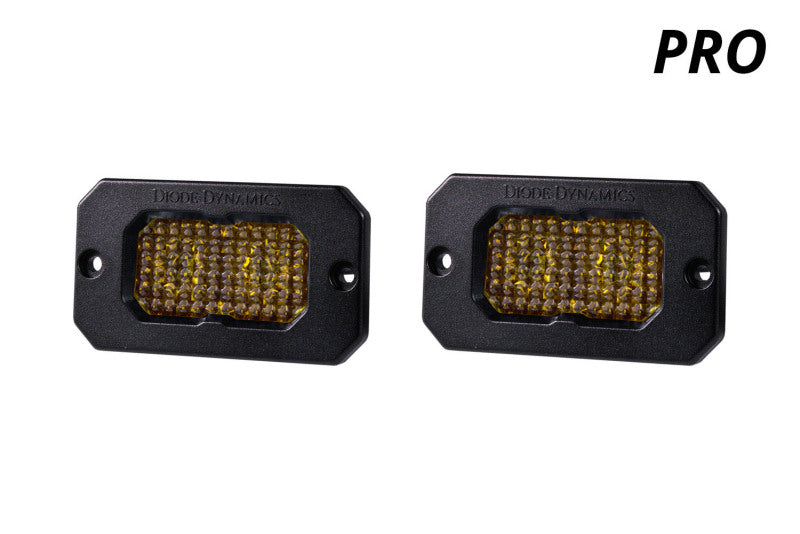 Diode Dynamics Stage Series 2 In LED Pod Pro - Yellow Fog Flush ABL (Pair) Light Accessories and Wiring Diode Dynamics