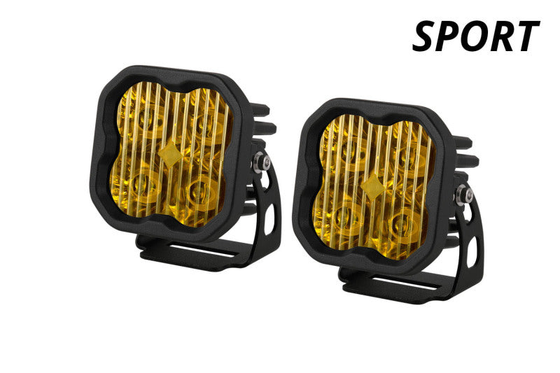 Diode Dynamics SS3 Sport ABL - Yellow Spot Standard (Pair) Light Accessories and Wiring Diode Dynamics