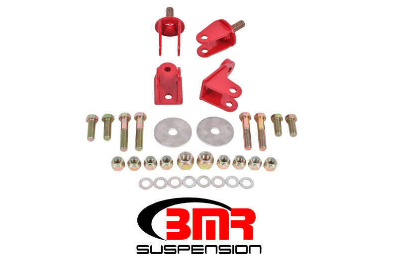BMR 79-04 Fox Mustang Rear Coilover Conversion Kit w/o Control Arm Bracket - Red Coilover Components BMR Suspension