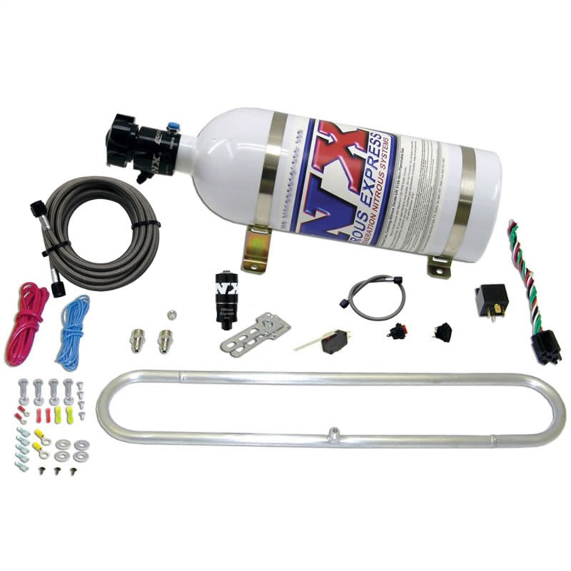 Nitrous Express N-Tercooler System w/10lb Bottle (Remote Mount Solenoid) Intercooler Sprayers Nitrous Express