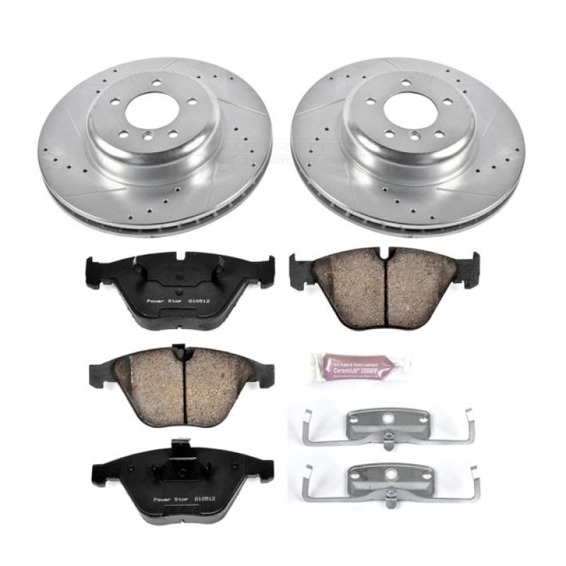 Power Stop 11-13 BMW 335i xDrive Front Z23 Evolution Sport Brake Kit Brake Kits - Performance D&S PowerStop