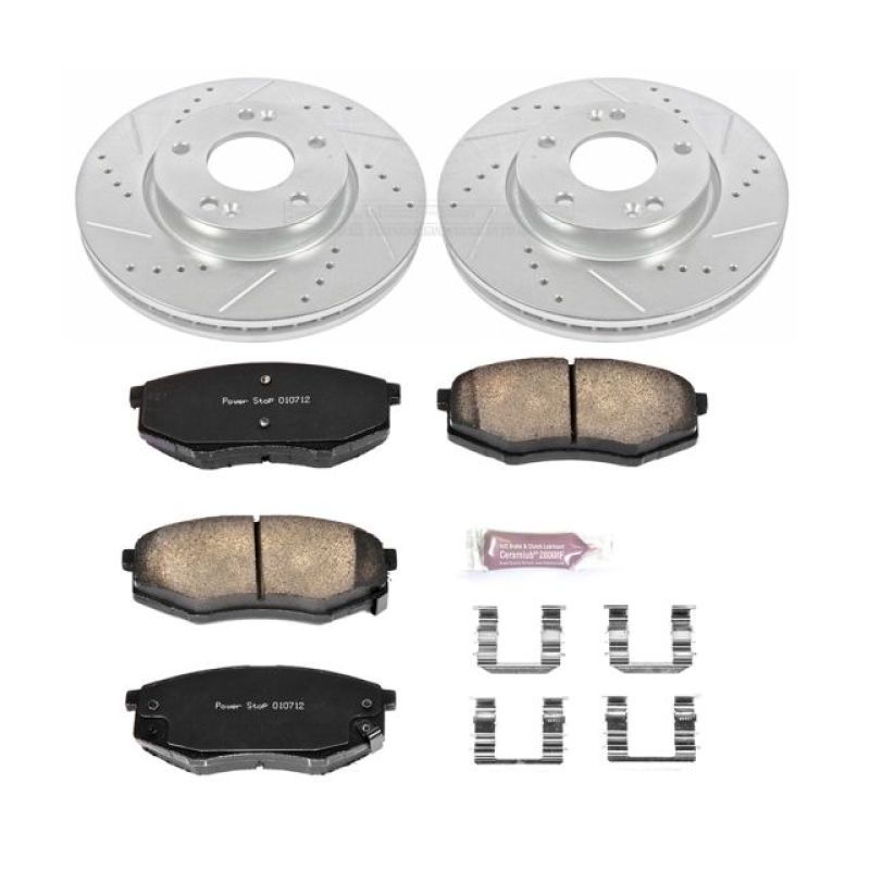 Power Stop 10-12 Hyundai Tucson Front Z23 Evolution Sport Brake Kit Brake Kits - Performance D&S PowerStop