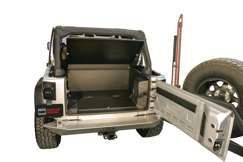 Tuffy Jk 2011+ Deluxe Security Deck Enclosure- Black Cargo Boxes & Bags Tuffy Products