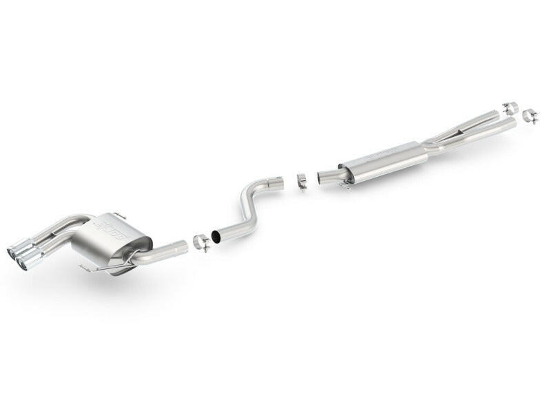 Borla 08-12 BMW 328i Sdm E90 2.0L RWD Dual Left Rear Exit Touring Cat-Back Exhaust Catback Borla